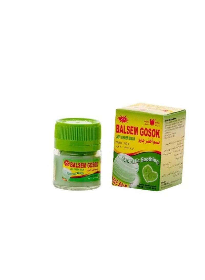 CAP LANG Pack Of 2 BALSEM GOSOK GREEN BALM 20GM - Image 4